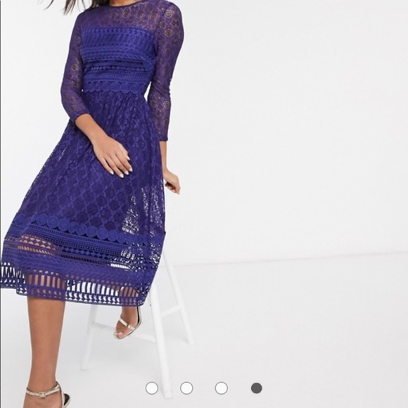 Premium Lace Midi Dress from ASOS - Picture 3 of 7
